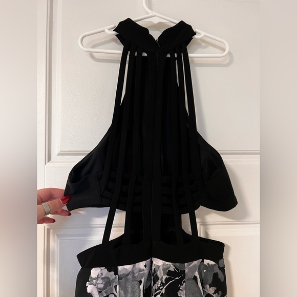 Floral Mermaid Prom Dress - Picture 10 of 12